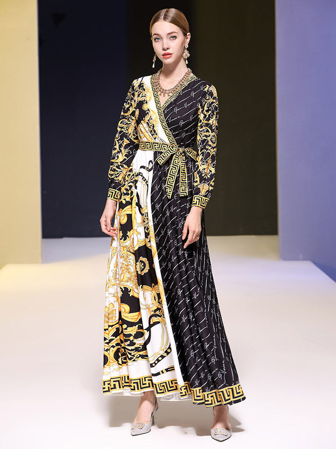 French Mori Style V-neck Dress Fashion Big Swing
