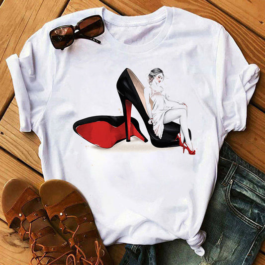 Women's High Heels T-Shirt