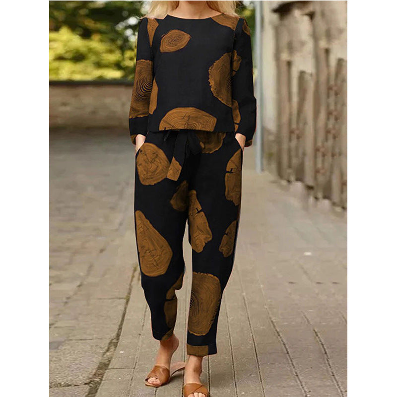 Women's Long-sleeved Trousers Leisure Suit